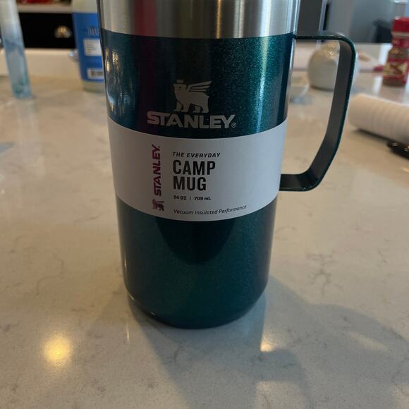 STANLEY Everyday Camp Mug | Insulated Stainless Steel Coffee Mug Teal New! - Picture 4 of 4